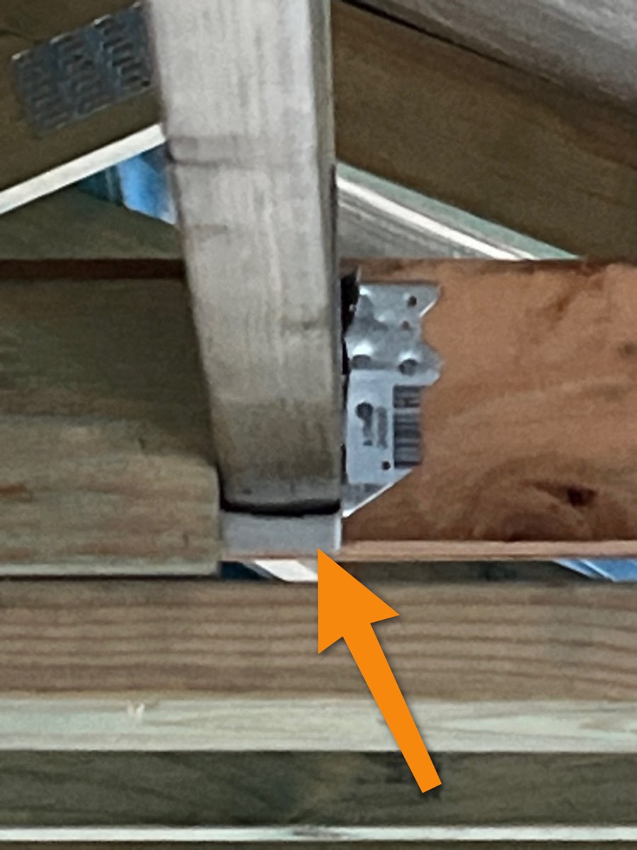 Bearing, recorded during a frame inspection in Marsden Park