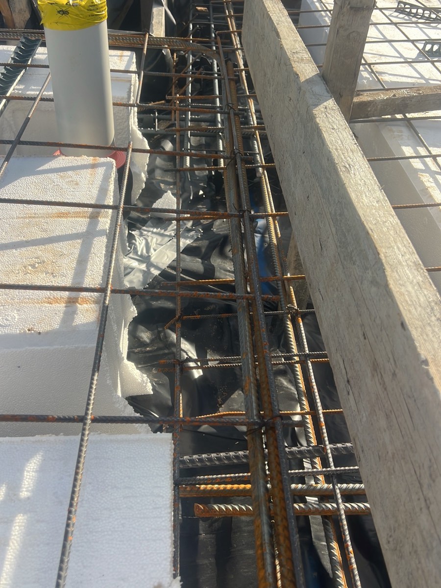 Beam reinforcement wider than 300 mm, recorded during a slab pre-pour inspection in Marsden Park
